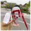 Street trend ins fire small bag female 2020 new Korean version of simple board shoes laces creative canvas phone bag
