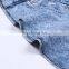 TWOTWINSTYLE Sexy Ruffle Denim ladies shorts High Waist Pocket Wide Leg Short Trousers Women Fashion