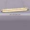 luxury crystal pendant lights stainless steel dropped led dining room hanging chandelier