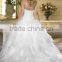 New Arrival Ball Gown Ruffled Organza Lace Bodice  Wedding Dress