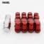 Guangzhou Supplier Car Refit Accessories Anti Theft Iron Heptagonal 16pcs Wheel Nuts