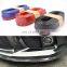 Length 2.5m Car Bumper Lip Strip Protectors Splitter Body Kits Spoiler Car Door Bumper Carbon Fiber Rubber Lip