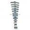 Zinc coated clip on wheel balance weight 5-60g for steel and alloy rim