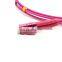 fiber optic equipment LC-LC duplex multi-mode  patch cord violet fiber optic jumper