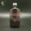 500ml amber soft drinks glass drinking bottle