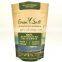 Custom printed biodegradable kraft paper PLA packaging bags doypack with ziplock