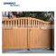 easy assembly nice quality cheap price factory directly home security  house wood look aluminium gates