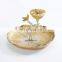 Wooden Base Metal Bowl