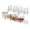 Versatile Metal Wire Closet Shelf Divider for Storage  in Bedroom, Bathroom, Kitchen and Office Shelves