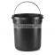 Eco friendly high quality compost bin food waste bucket organic round waste compost bin embossed design home trash bins