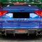 Диффузор из углепластика S5 B8 для Audi S5 B8 со светом в стиле KB. Диффузор Audi S5 B8. 2008, 2009, 2010, 2011 гг.