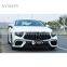 Для класса Mercedes benz CLS C257, модифицированной версии GT63s AMG, набор кузова PP с передним и задним бампером, сборным диффузором и наконечником выхлопной трубы