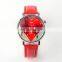 WOMAGE 9729-2 Cute Girls Quartz Heart Watches Causal Leather Strap Hand Watch For Girl