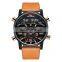 KAT-Wach 1819 Men Digital+Quartz Watch Waterproof 50M Male Luxury Brand Leather Military Multifunction Watch