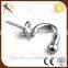 Fancy & Decorative quality magnetic chrome ball end curtain tieback/tassel hooks /drapery hooks