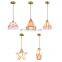 New Arrival Modern Minimalist Pendant Light Aisle Balcony Ceiling Light Brass And Glass Bedside Small Chandelier