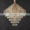 luxury lamps crystal iron chandelier lighting home decor light  Gold Pyramid Pendant Lighting Luxury Modern Crystal Chandeliers