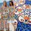 Custom Design Printed Spandex polyester blended Fabric digital printing