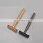 Women rose gold customized brass traditional double edge blade shaver gift safety razor shave best