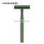 Amazon Hot Selling Metal Handle Double Edge Safety Shaving Razor Bikini Facial Razor for Women