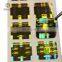 Personalised Custom Square Gold Holographic Stickers with Serial Number