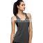 Custom made gym sports workout fitness yoga Big Arms Cut stringer Tank top women