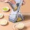 Multifunctional Manual Vegetable Meat Chopper Foldable With 4 Slicers And Container