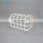 Multifunctional Wire Basket Lightweight Metal Organizer Rack Storage Basket Wood Handle