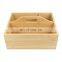 Bamboo Pencil Holder Desk Organizer Multi-Functional Diy Pen Holder Box Desktop For Office Bathroom