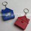 House Shaped Promotional Tape Measure With Keychain