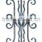 GYD-15Ba114 wrought iron gate and stone balcony railing floral ornaments