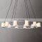 Hengzhi Customized Home Hanging Lamp Dining Hall Circle Cloth Shade Light PAUILLAC ROUND CHANDELIER for Indoor