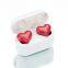 Беспроводные Bluetooth наушники Heartbuds в виде сердечка, модные женские наушники TWS высокого качества с шумоподавлением, подарок для девушек