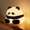 Hot sale Cute Gifts Kawaii Panda silicone night light Decor Silicone Baby Night Lamp Rechargeable Kids Night Light For Bedroom