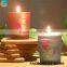 pouplar clear blue pearl glass candle containers for candle making wholesale christmas decorations