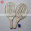 popular beach paddle beach tennis rackets,wooden racket with holes