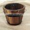 Wooden Barrel Planters, Wood Rectangular Planter Boxes, Garden Pots Planter