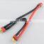 T plug Wire Switch Cable Connector 1F & 2M 12AWG Soft Silicone Wire