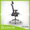 Ventilo office chair, gray mesh chair, adjustable headrest, black bracket, adjustable seat, armrest, lumbar, aluminum base