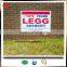 H stake advertising corrugated plastic 4x8 coroplast corflute plastic sign