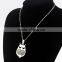 New stylish high quality stainless steel diamond OWL pendant necklace wholesale