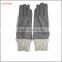 fashion women and gril Elegant gloves back grey and blue woolen and palm grey sheepskin leather gloves with bow