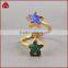 Two drusy druzy stone swirl ring fashion gold plated two stones natural druzy rings