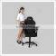 AKRACING modern adjustable armrest recliner black leather office chair