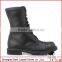 High Quality SNew Black Leather Women/men military Surplus Boots