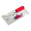 different size stainless steel plastering trowel with wooden handle