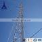 Galvanized guyed wifi telecommunication towers