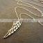 18K Gold Angel Wing Pendant Necklaces Customized Wing Necklace