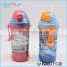 Plastic Material And Eco-Friendly Feature PS Kids Character Water Bottles With Straw