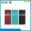 PU power bank 20000mah with 3 in 1 usb cable ,Pu leather Material for ipad power bank charger case